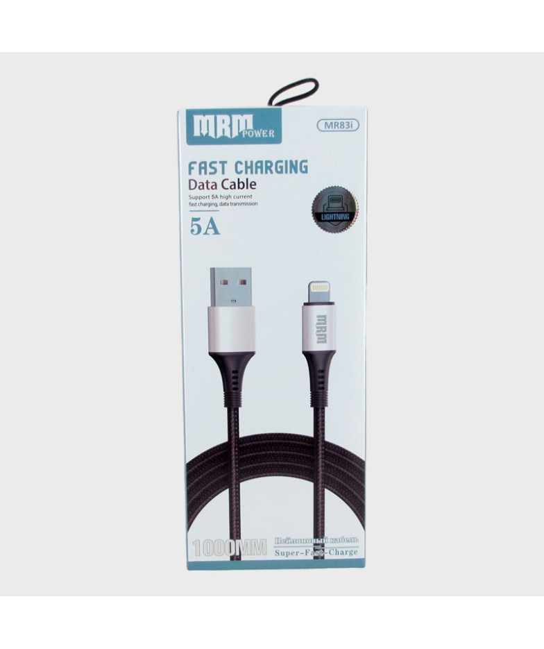 Кабель LIGHTNING 1м MR-83-IP 5A серебристый