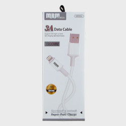 Кабель LIGHTNING 1,2м MR-96-IP 3A белый гибкий в короб.