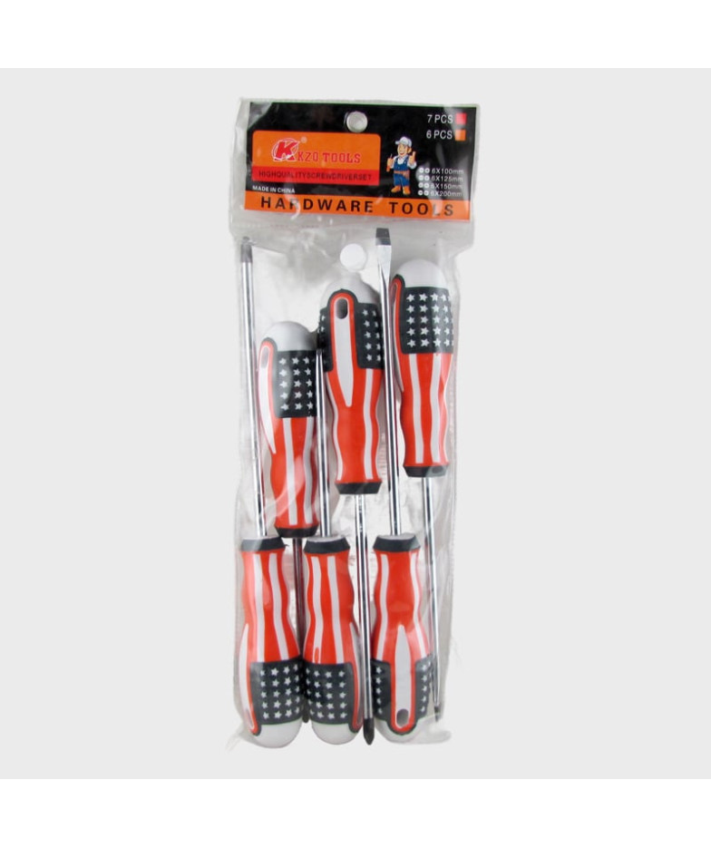 Набор отверток магнитных 6 шт Америка