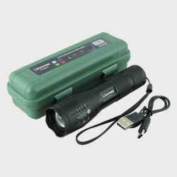 Фонарь светодиодный K-04-4 (4 цвета бел./ красн./ синий / зеленый, встроен. аккум., шнур TYPE-C)