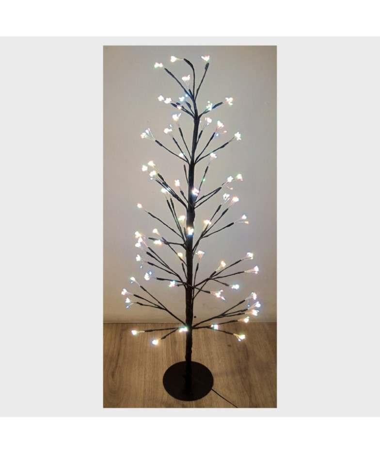 Дерево с подсветкой 90см разноцветное, шнур 5м для улицы