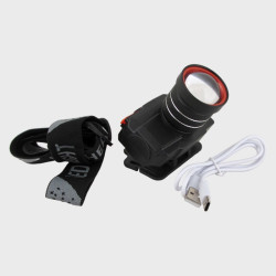 Фонарь налобный HG-112-TG (1ярк., аккум.18650, шнур TYPE-C) zoom