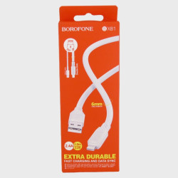 Кабель LIGHTNING 1м BX-81-IP 2,4A в короб. белый BOROFONE