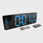 Часы-будильник электронные RE-5526B (разноцветные цифры) с температурой, с пультом