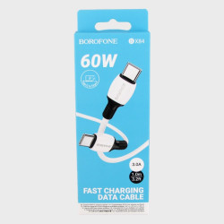 Кабель TYPE-C / TYPE-C 1м BX-84-TC  2,4A в короб. белый BOROFONE