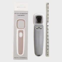 Лупа прямоуг. RIS-18071 36x (2 лампы + детектор, 3AAA) 21mmx 17,5mm