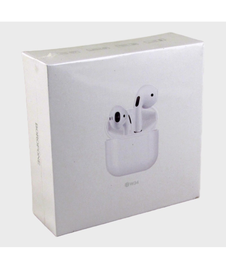 Наушники беспроводные BW-34 белые BOROFONE