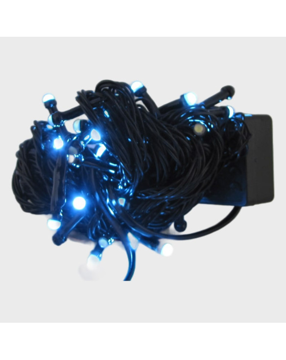 Гирлянда 100-50 светод. новые (4 мм) белые черн. шнур N-100W