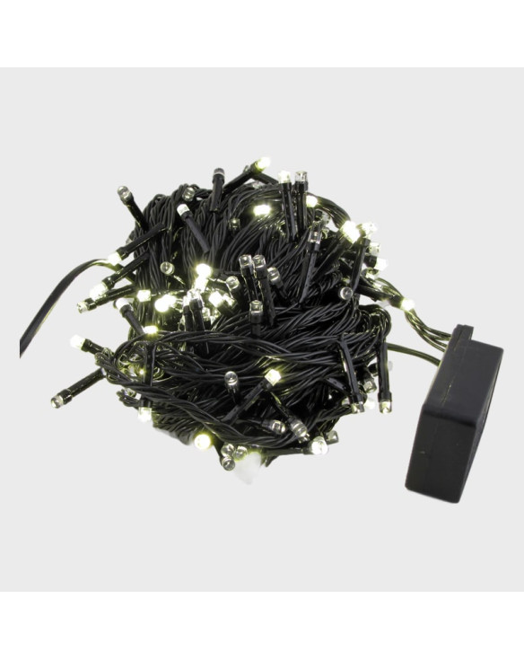 Гирлянда 500 светод. (6 мм) теплые белые черн. шнур