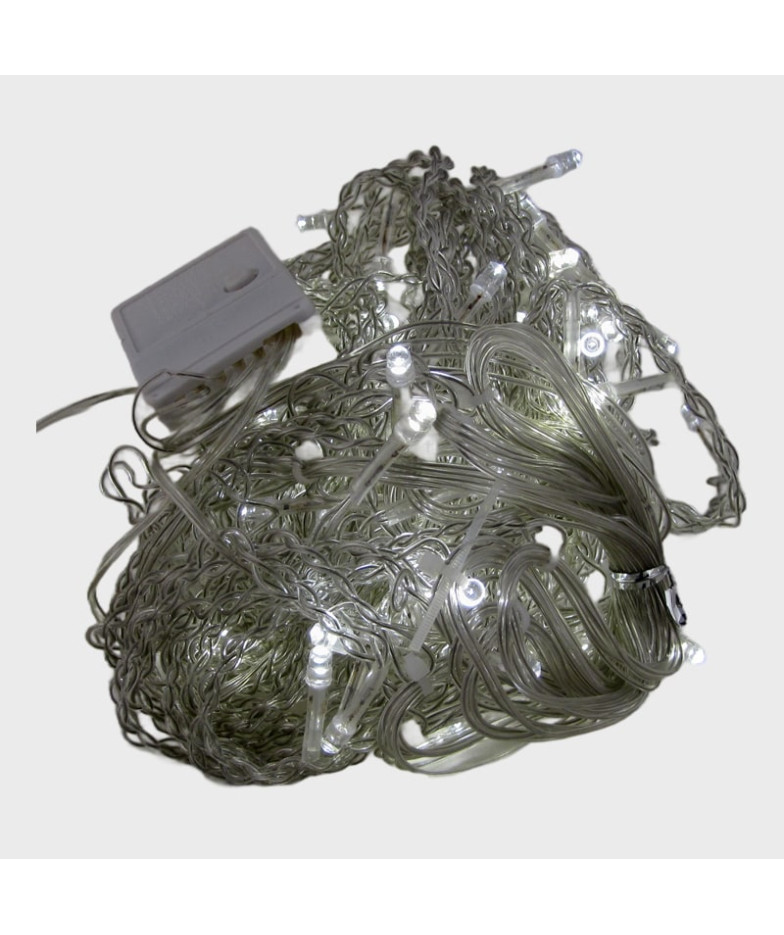 Гирлянда 240 светодиод. (шторки) теплые белые 2*2м