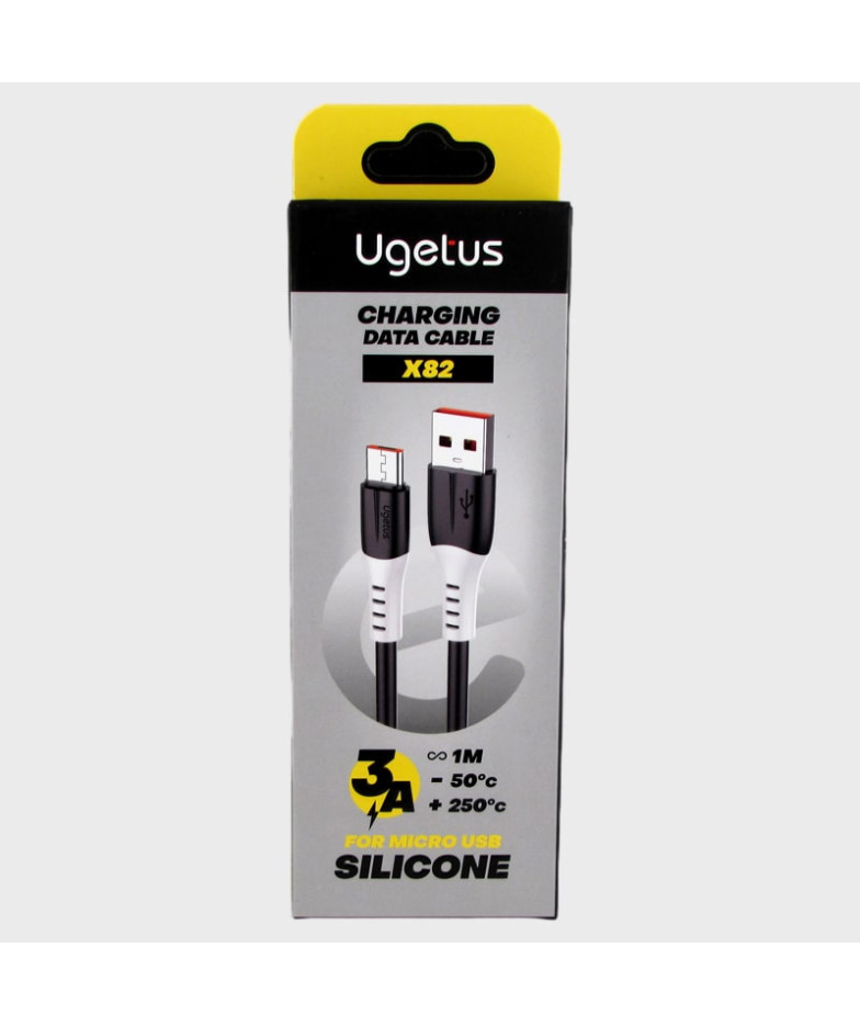 Кабель SAMSUNG 1м X-82-V8 силиконовый черный