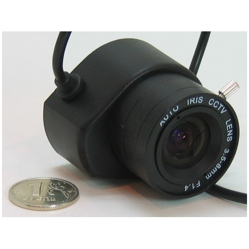 Объектив JJ-13 1/3" 3.5-8mm F1.2 автодиафр.