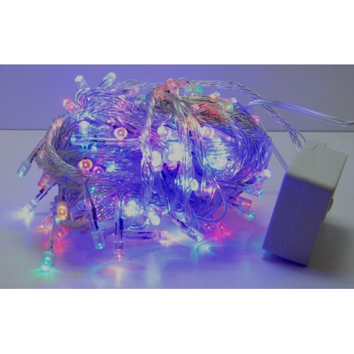 Гирлянда 140 светод. (6 мм) разноцв. прозрачн. NEW