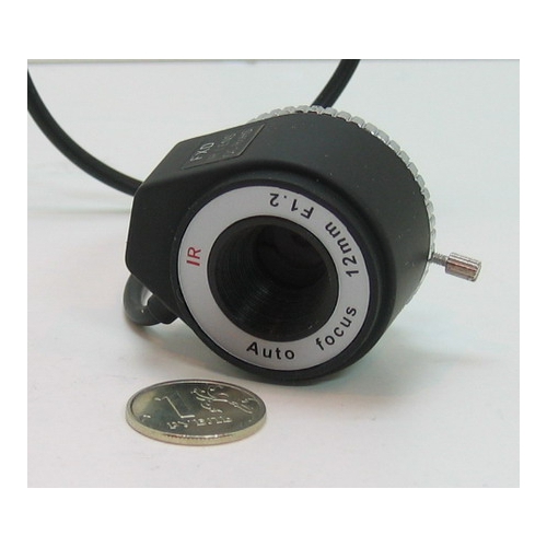 Объектив FFA-1212DC 1/3" 12mm F1.2 автодиафр. 29gr