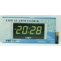 Часы-буд. электронные VST-731-4 (ярк. зел. циф.)